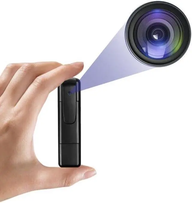 Main image of JieSuDa V8 Mini Body Camera, 1080P Full HD Hidden Camera with 32G Memory Card, Police Cam with Smart Motion Detection, Pocket Clip for Office, Security Guard, Home, Car, Bike, Hiking