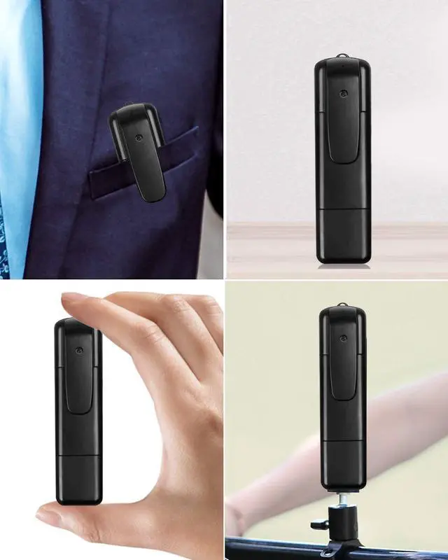 Alt view image 5 of 5 - JieSuDa V8 Mini Body Camera, 1080P Full HD Hidden Camera with 32G Memory Card, Police Cam with Smart Motion Detection, Pocket Clip for Office, Security Guard, Home, Car, Bike, Hiking