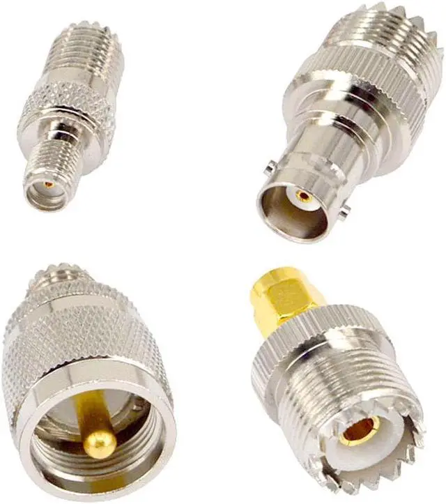 Alt view image 3 of 5 - onelinkmore 20 Type Set UHF PL259 SO239 Mini UHF Adapter Kits UHF to SMA BNC MCX FME F TNC Mini UHF RF Coaxial Adapter Male Female Coax UHF VHF HF Radios Adapter Connector Kit