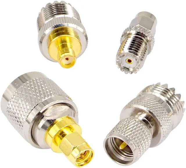 Alt view image 5 of 5 - onelinkmore 20 Type Set UHF PL259 SO239 Mini UHF Adapter Kits UHF to SMA BNC MCX FME F TNC Mini UHF RF Coaxial Adapter Male Female Coax UHF VHF HF Radios Adapter Connector Kit