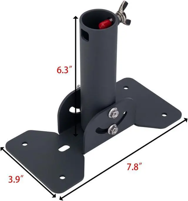 Alt view image 2 of 4 - Starlink Universal Outdoor Adjustable PivotLock Bracket,Starlink Roof Mount, Starlink Mount,Starlink Pole Mount, for Starlink Internet Kit Satellite, Compatible with V2 Starlink