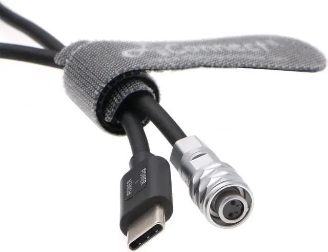 Alt view image 3 of 5 - AConnect BMPCC-4K-6K Power-Cable Type-C to Weipu 2 Pin Female for PD-Power-Bank Blackmagic-Pocket-Cinema-Camera Flexible Coiled Cable