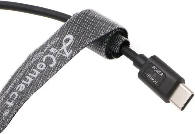 Alt view image 5 of 5 - AConnect BMPCC-4K-6K Power-Cable Type-C to Weipu 2 Pin Female for PD-Power-Bank Blackmagic-Pocket-Cinema-Camera Flexible Coiled Cable