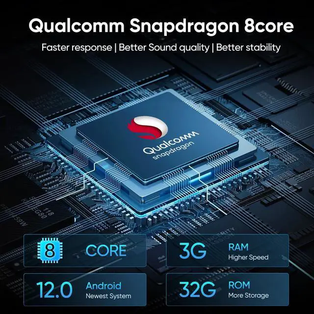 Alt view image 2 of 5 - Qualcomm 8 Core 10.2'' Car Radio Stereo for Jeep Wrangler JK Compass Grand Cherokee Dodge with Android12/5G WiFi/Wireless carplay/Android auto/Touchscreen/GPS Navigation/Bluetooth/FM/HD Backup Camera