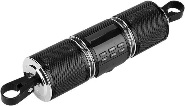 Main image of aqxreight Universal Waterproof Motorcycle Speakers 3.0+EDR Tf USB 12V IPX4 Music Player Motorcycle Audio Suitable for 22mm Handlebars (Black)