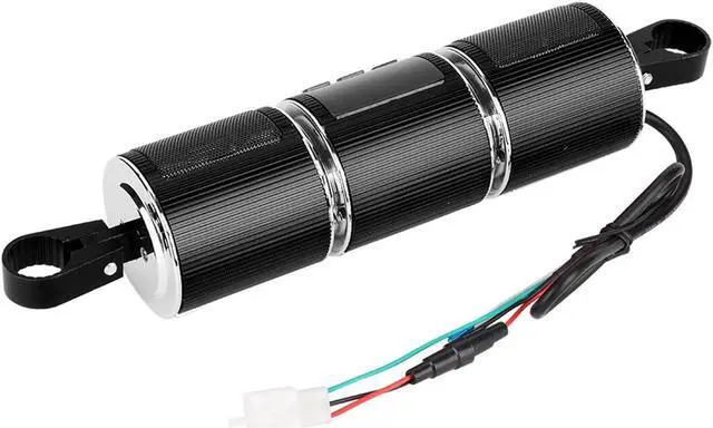 Alt view image 5 of 5 - aqxreight Universal Waterproof Motorcycle Speakers 3.0+EDR Tf USB 12V IPX4 Music Player Motorcycle Audio Suitable for 22mm Handlebars (Black)