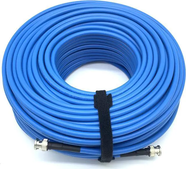 Alt view image 2 of 5 - AV-Cables 50ft 3G/6G HD SDI BNC Cable- Belden 1694a RG6 - Blue