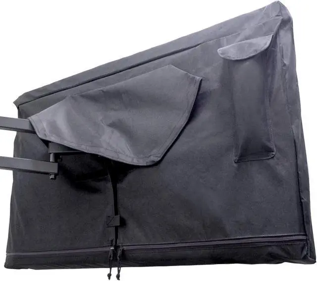 Main image of Outdoor TV Cover 86-90 inch - WITH ZIPPER, Weatherproof, Waterproof 360 degrees protection, Soft Non Scratch Interior - Black