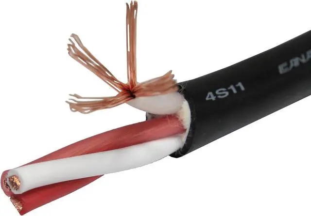 Alt view image 2 of 5 - WORLDS BEST CABLES 4 Units - 8 Inch - Canare 4S11  Audiophile Grade - 11AWG - HiFi Speaker Jumper Cable Terminated with Gold Spade Connectors