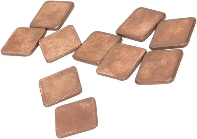 Alt view image 3 of 5 - 100pcs Copper Pad Shim Thermal Kit,Pure Copper Heatsink,Low Copper Plate Cooler Heat Sink for Cooling PC Components Laptop IC Chips CPU VGA, , VRAM, , M.2 SSD