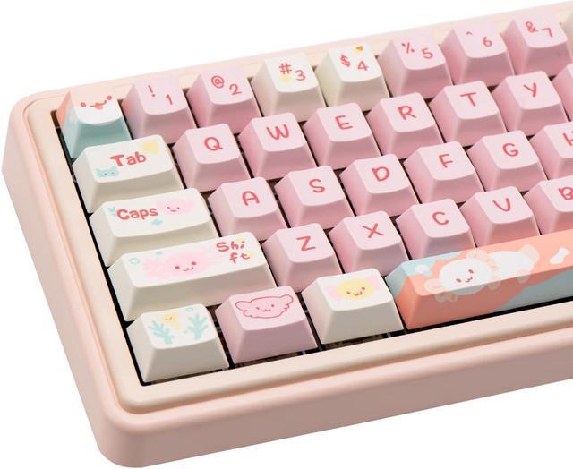 Pink Color Change Key Cap Set-129 PCS, Cherry KeyCap, Shading Effect, shops Mechanical Keyboard Accessories, Keyboard Decoration, Custom keycap.