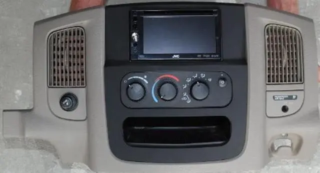 Alt view image 2 of 2 - Radio Stereo Double Din Navigation Black Bezel Installation Kit Compatible with Dodge Ram (1500, 2500, 3500) (2002 2003 2004 2005)