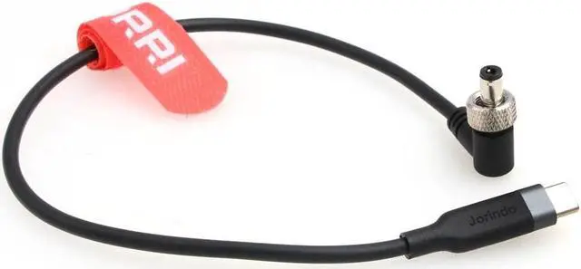 Alt view image 2 of 3 - DRRI Right Angle Locking 5.5 X2.1mm DC to USB-C PD Fast Charging 12V Power Cable for Atomos Ninja V Monitor