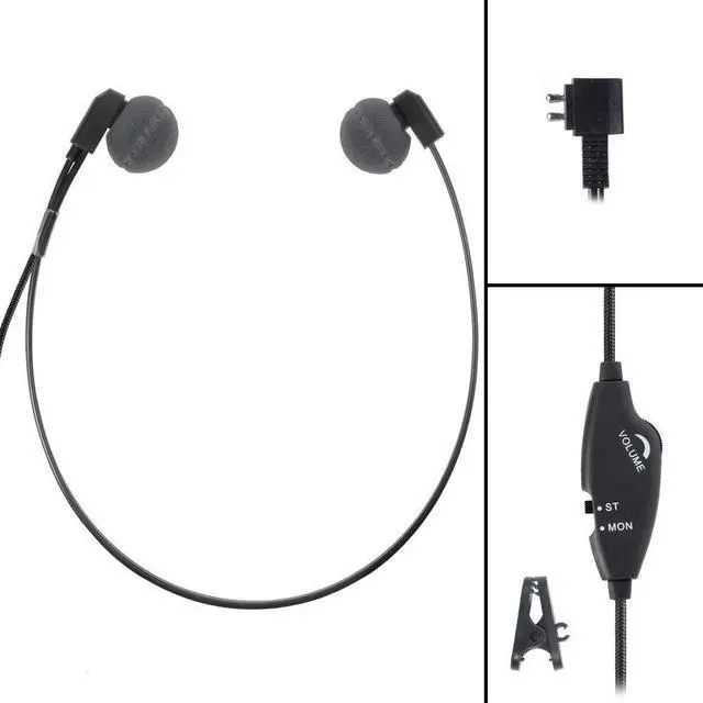 Main image of ECS WordHear-O DAP 2 Prong Under-Chin Audio Transcription Headset for Dictaphone Devices