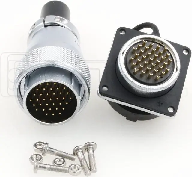 Main image of Eonvic WEIPU WS28 Connector Waterproof IP67 Metal Male Plug Female Square Socket Panel Mount Aviation Cable Connector (35Pin)