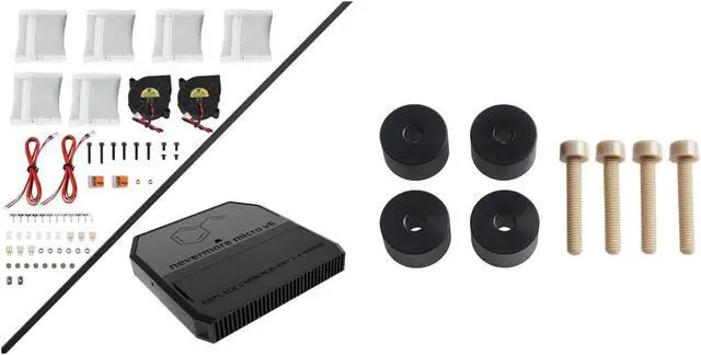 Main image of FYSETC Voron2.4 Nevermore V6 Air Filter Set and Bed Leveling PEEK Mount (5cm, 3D Printer Accessory, Compatible with V2, V2.4, Trident, V0, V0.1)