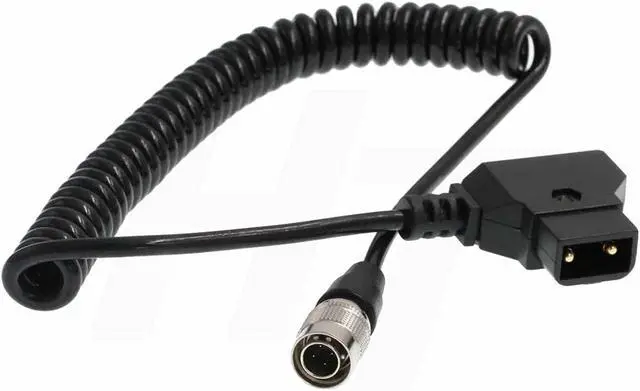 Main image of HangTon Power Cable for Zoom F8 Sound Devices MixPre-10T 688 502 Zaxcom Audio Recorder Mixer, D-tap Hirose 4 Pin, Coiled