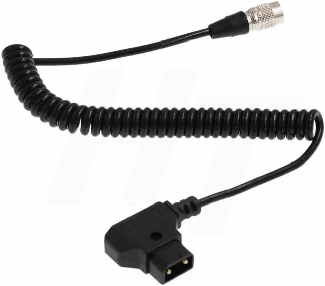 Alt view image 4 of 5 - HangTon Power Cable for Zoom F8 Sound Devices MixPre-10T 688 502 Zaxcom Audio Recorder Mixer, D-tap Hirose 4 Pin, Coiled
