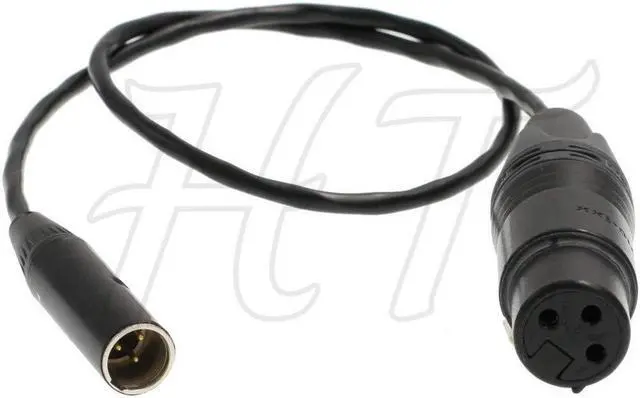 Alt view image 2 of 4 - HangTon BMPCC 4K Audio 6K Pro Cable for Canon C70 Blackmagic Video Assist 4K Camera TA3M to XLR 3 Pin 20"