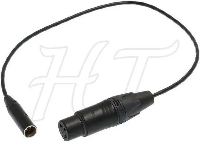Alt view image 3 of 4 - HangTon BMPCC 4K Audio 6K Pro Cable for Canon C70 Blackmagic Video Assist 4K Camera TA3M to XLR 3 Pin 20"