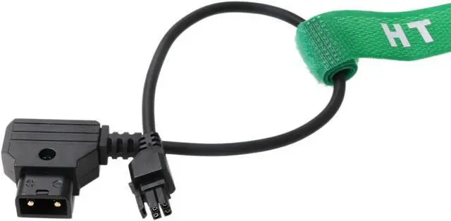 Alt view image 3 of 5 - HangTon Power Cable for Freefly Ember S5K Camera V-Mount Battery D-tap to 4-pin 20cm