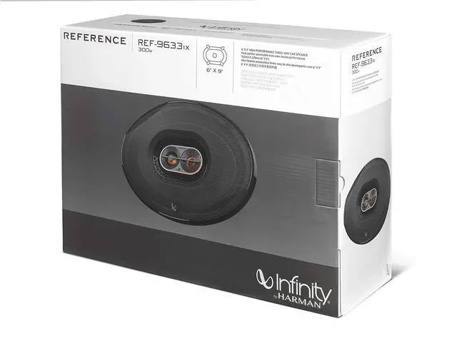 Alt view image 3 of 5 - Infinity Reference REF-9633IX 6x9 3-Way Coaxial Speakers (300 WATTS 100 RMS)
