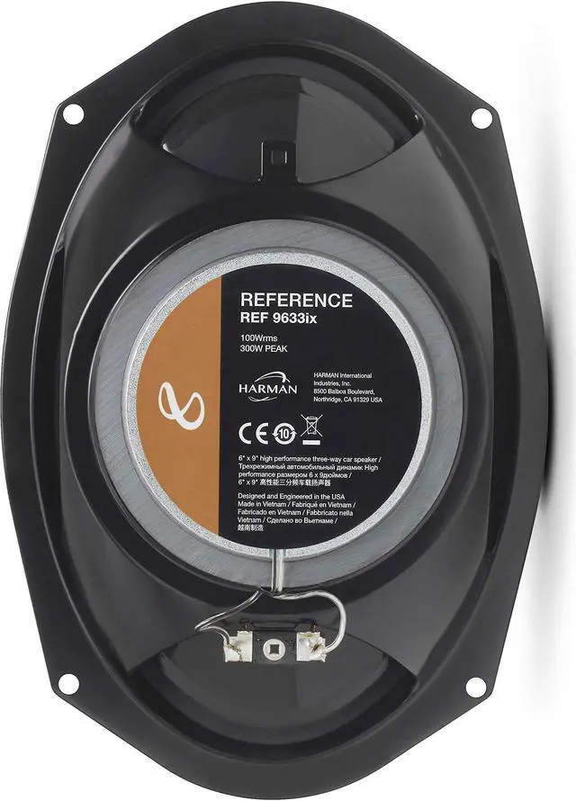 Alt view image 2 of 5 - Infinity Reference REF-9633IX 6x9 3-Way Coaxial Speakers (300 WATTS 100 RMS)