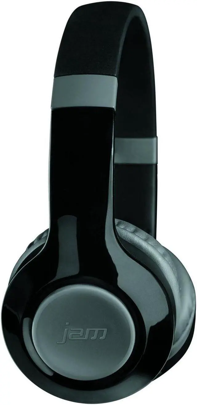Alt view image 2 of 4 - JAM Transit Lite Wireless Bluetooth Heaphones, 11 Hour Playtime, Lightweight Design, Connect Wirelessly to any Bluetooth Device, 30ft Range, Adjust Volume on Ear Cup, Aux-In Port, HX-HP400GY Grey