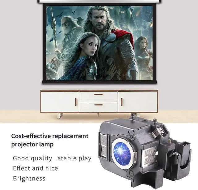 Alt view image 2 of 5 - KAIWEIDI Replacement Projector Lamp for V13H010L50/ELPLP50 EPSON EB-824 EB-825H EB-84e EB-D290 EMP-825 EMP-84he H294B H295A H296A H357C H370C,PowerLite 825+ 826W+ 84+ 85+ Projectors