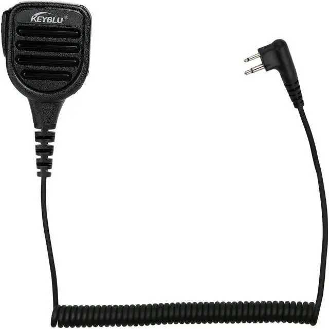 Main image of KEYBLU CP200D Waterproof Shoulder Speaker Mic 2 Pin Radio Microphone with 3.5mm Audio Jack Compatible with Motorola CP200 CLS1410 CLS1110 RDM2070D Walkie Talkie(for Motorola, Black with 3.5 mm Jack)