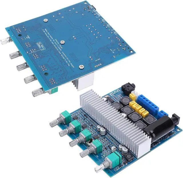 Alt view image 2 of 5 - TPA3116D2 Subwoofer Amplifier Board 100W Power Stereo Amp Board with Bass Volume Potentiometer Control