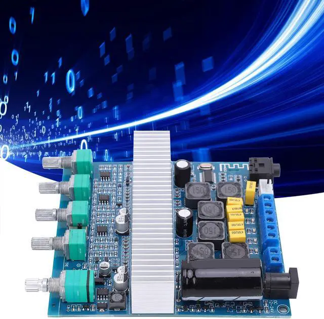 Alt view image 4 of 5 - TPA3116D2 Subwoofer Amplifier Board 100W Power Stereo Amp Board with Bass Volume Potentiometer Control