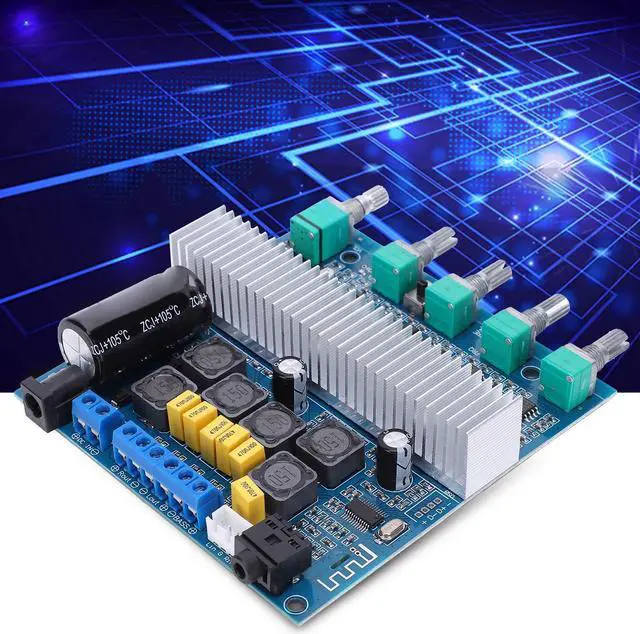 Alt view image 3 of 5 - TPA3116D2 Subwoofer Amplifier Board 100W Power Stereo Amp Board with Bass Volume Potentiometer Control
