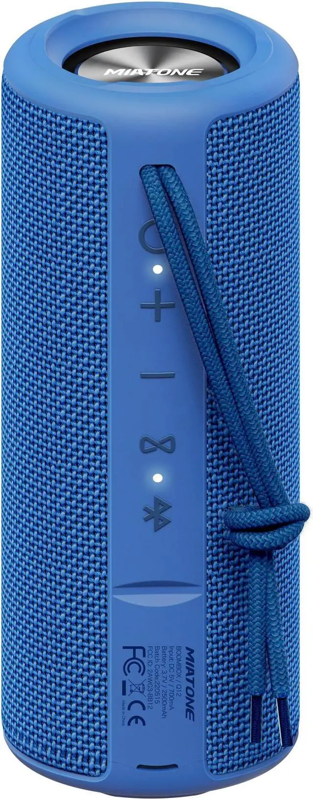 Main image of MIATONE Boombox Outdoor Portable Bluetooth Speakers Wireless Speaker Waterproof - Blue