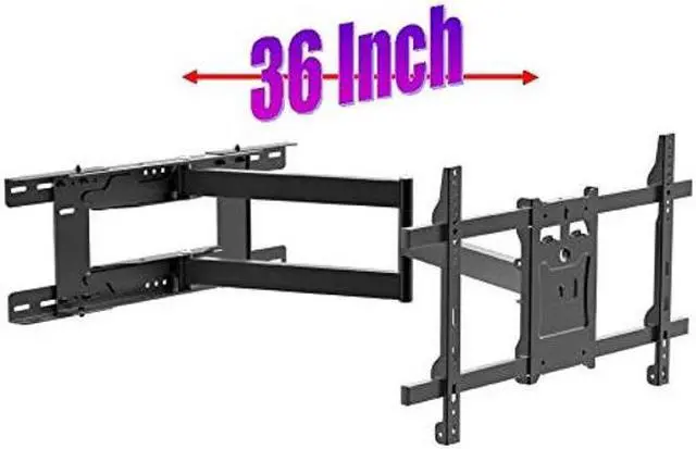 Alt view image 2 of 5 - Mount Plus MP-L36-600 Long Arm Full Motion TV Wall Bracket with 36 inch Extension Articulating Arm | Fits Screen Sizes 32 to 70 Inch | VESA 600x400mm Compatible | Holds up to 99 LBS