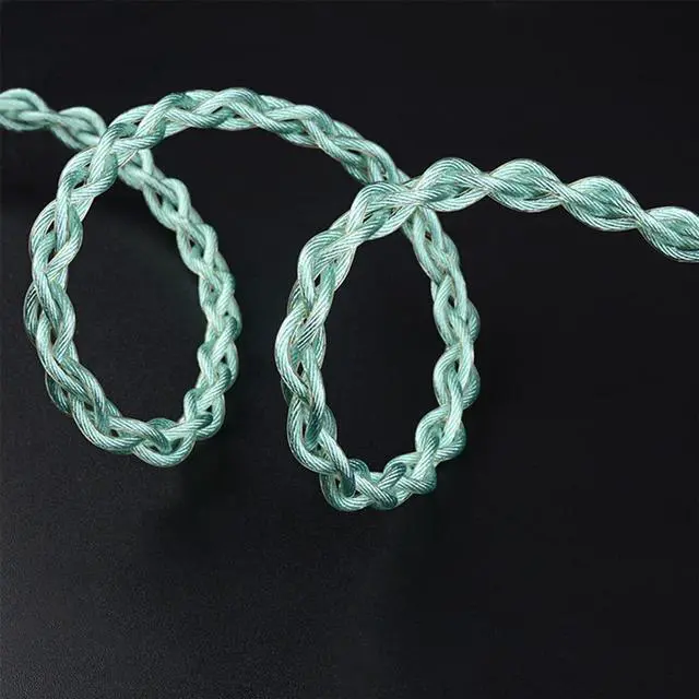 Alt view image 3 of 5 - NICEHCK FourMix IEM Cable, 7N high Conductivity Copper Earphone Upgraded Cord, 6N Silver Coated OCC in Ear Monitor Cables for Earbuds Wired Earbud Replacement Cords (Green, 4.4mm with MMCX)