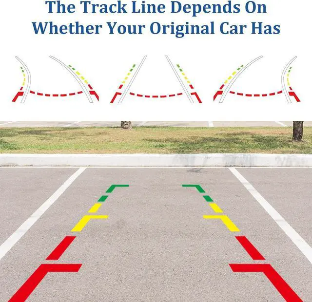 Alt view image 5 of 5 - Backup Camera Compatible with Ford Escape 2014-2016 Parking Park Assist Camera Replaces #EJ5Z-19G490-A GJ5T-19G490-AB GJ5T-19G490-AD