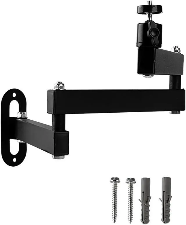 Alt view image 2 of 5 - NVRTTRR Foldable Projector Wall Mount Universal Ceiling Wall Projector Mount Stand Projectors Bracket,1/4" Screw Size (Wall Mount) (8.46 * 8 * 8in)