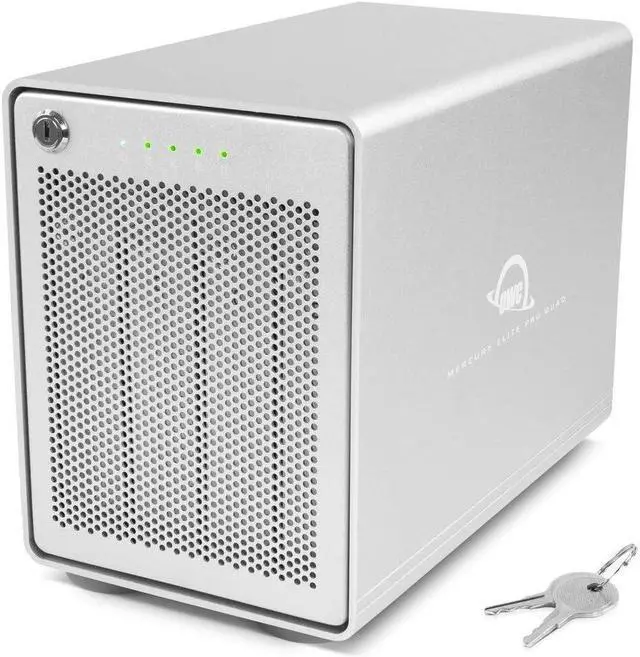 Alt view image 5 of 5 - OWC Mercury Elite Pro Quad RAID 5 Four-Bay External Storage Enclosure, Includes SoftRAID XT