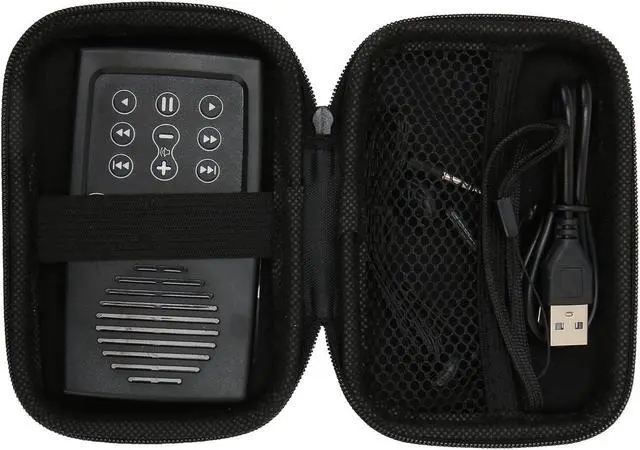 Alt view image 4 of 5 - Electronic Holy Bible Audio Player, 4GB Capacity Digital Audio Bible Player with Headphones & Lanyard 500mAh Solar Powered Electronic Bible Reader (English KJV with French with