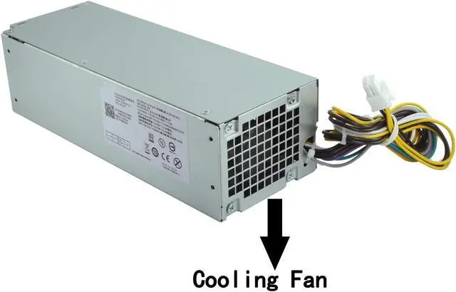 Alt view image 3 of 5 - Ptcliss New 240W Power Supply for Dell Optiplex 3040 3046 3250 3650 3656 5040 7040 (SFF) M/N: H240EM-00 B240NM-00 L240AM-00 AC240EM-00 L240EPM-00 P/N: THRJK 4GTN5 4R1KT D7GX8 (8Pin + 4Pin Connector)