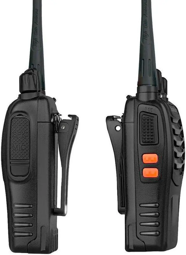 Alt view image 3 of 5 - Ansoko Two Way Radio Walkie Talkie, Long Range Walkie Talkies for Adults 16-CH 2-Way Radio with Earpieces and Rechargeable Battery (Pack of 6)