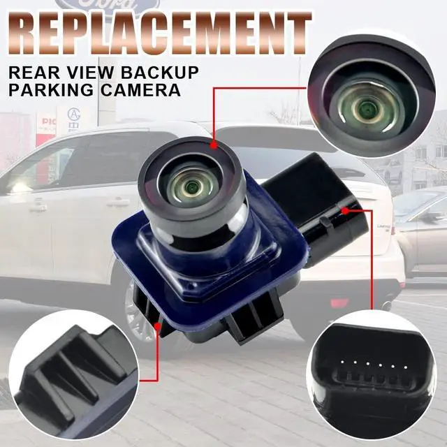 Alt view image 3 of 5 - QKLsudua Vehicle Reverse Camera Rear View Backup Parking Camera Compatible with Fo-rd Ed-ge 2011-2015 Lin-coln MKX 2011-2013 BT4Z-19G490-B BT4Z19G490A