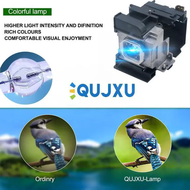 Alt view image 2 of 5 - QUJXU ET-LAA410 Professional Projector Lamp Bulb with Housing ET-LAA410 Compatible with PANASONIC PT-AE8000 PT-AE8000U PT-AT6000 PT-AT6000E