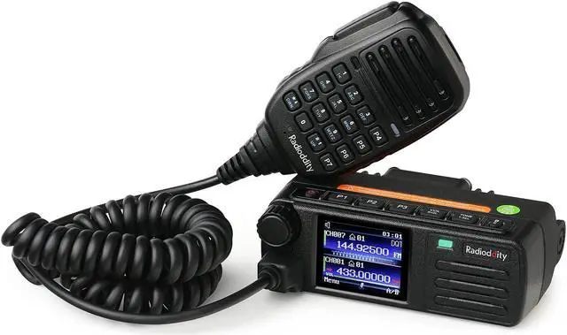 Main image of Radioddity DB-25D Pro Dual Band DMR Mobile Radio, 20W VHF UHF Ham Amateur Radio Digital Transceiver with GPS APRS, 4000CH 500,000 Contacts, Dual Time Slot Tier II Vehicle Car