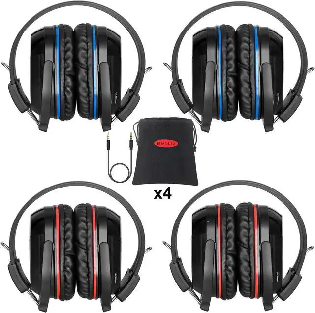 Alt view image 2 of 5 - SIMOLIO Wireless IR Headphones for Car DVD and Bluetooth Headphones for Kids, Infrared Headphones Compatible with Honda Odyssey & uConnect VES & Dodge Grand Caravan & Chevy Suburban 2006-2022