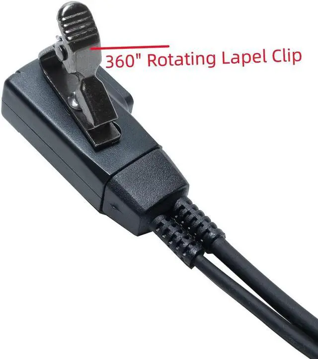 Alt view image 5 of 5 - TDYU Walkie Talkie Earpiece with Mic Covert Acoustic Tube Compatible with Cobra Microtalk PX650 Cxt195 Cx112 PX655 ACXT1035r ACXT145 ACXT545 RX385 RX685 Two Way Radio 10 Pack