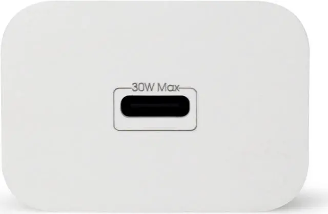 Alt view image 3 of 5 - 30W USB-C Fast Charger and Cable Compatible with Samsung Products, Samsung Phones, Tablets and Other USB-C Devices White (17-Foot, 2-Pack)