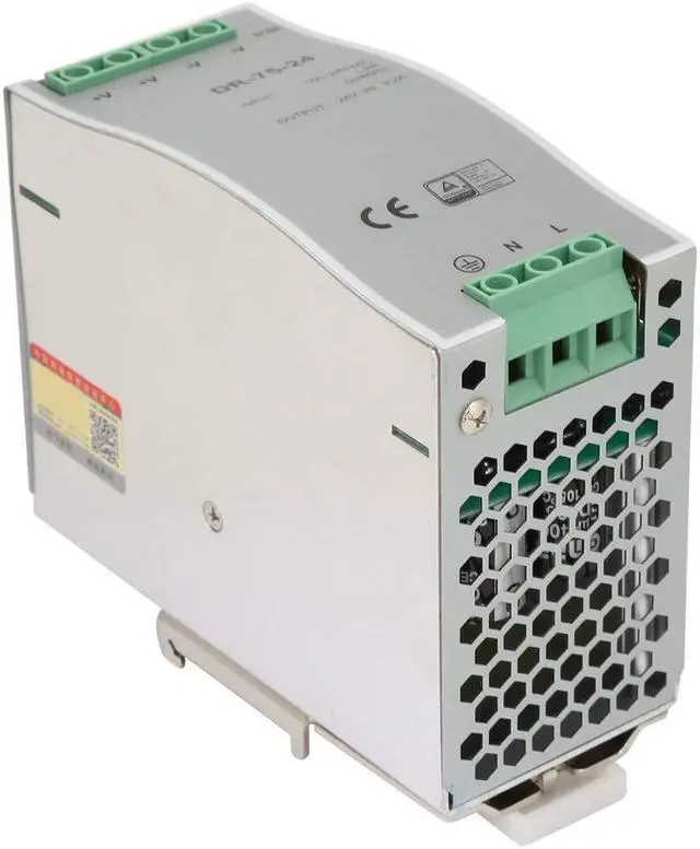 Alt view image 3 of 5 - Vipxyc DR-75-24 75W Single Output 24V Din-Rail Power Supply