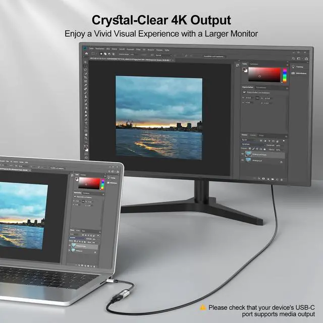 Alt view image 4 of 5 - XiAyriky USB C to HDMI Adapter 10-Pack, 4K Type-C to HDMI Adapter Cable Male to Female, USBC to HDMI (Thunderbolt 3 Compatible) for MacBook Pro/Air, iPad Pro, Surface Pro, XPS, Galaxy, PixelBook-Grey